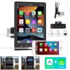 9.5'' Apple Carplay Android Auto Vertical Car stereo radio Rotable Single 1 DIN