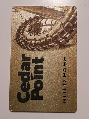 2023 Cedar Point Gold Pass, Free Admission & Free Parking, Exp 10/29/2023