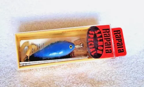 RARE RAPALA FAT RAP ( FR -5 ) (B) Blue  *NEW*   SALMON SPECIAL  " PUNCHED "  TAG