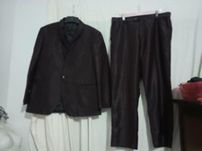 portofolio extra fine suit set size 44 burgundy MTV9 