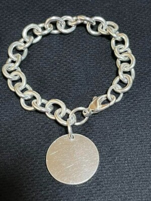 Tiffany & Co. Please Return to Tiffany Round Circle Tag Bracelet