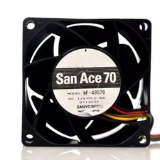 Sanyo XF-49570 7038 DC12V 2.8A 7CM 4-Wire Cooling Fan