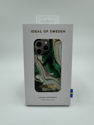 Ideal of Sweden iPhone 13 Pro - Golden Jade Marble - Frauen Handy Hülle Neu