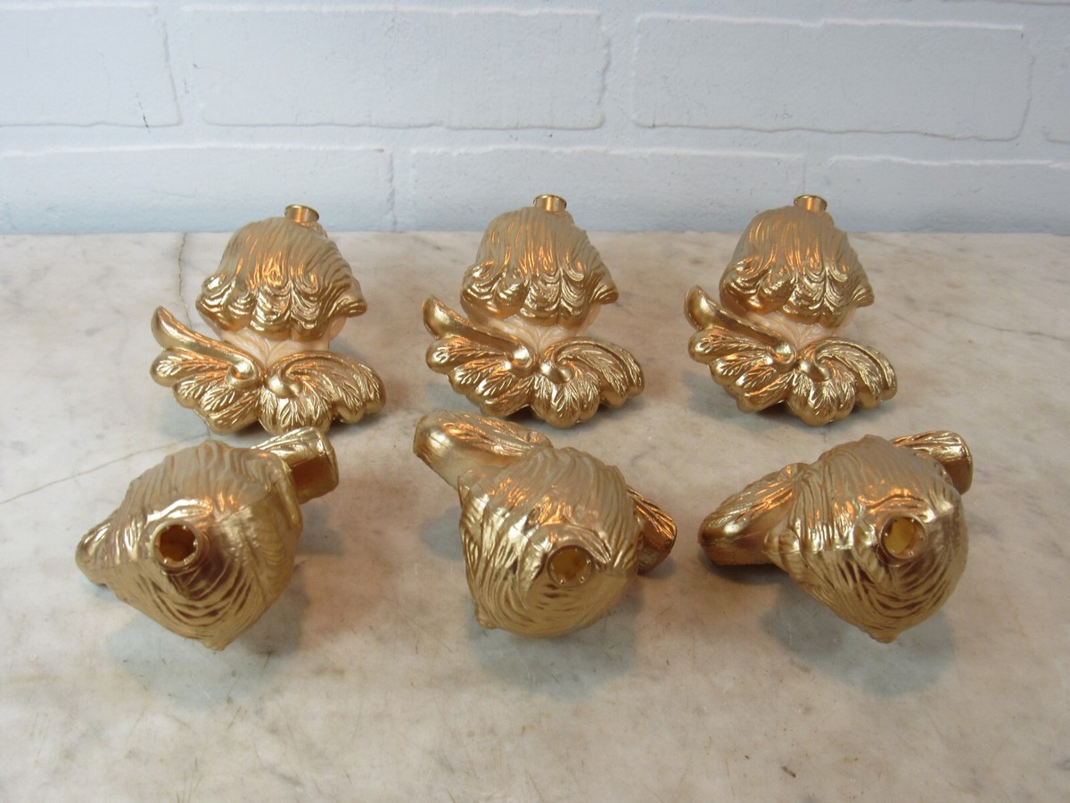 Vintage CHRISTMAS ANGEL Blowmold 6 indoor/outdoor string 3.5