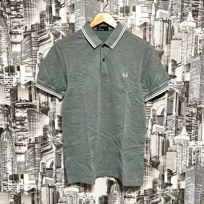Fred Perry Polo Mint Color Men's Size M Cotton