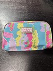 Lilly Pulitzer Estée Lauder Limited Edition Floral Gold Trim Makeup Bag 5x8 — photo 1