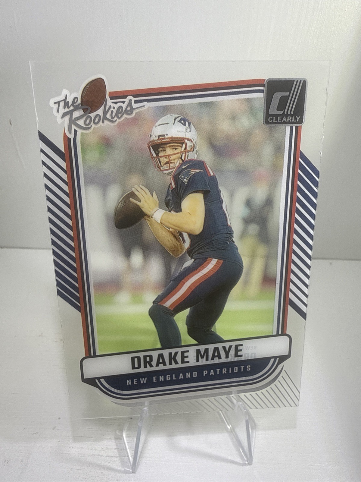 2024 Panini Clearly Donruss - Clearly the Rookies Drake Maye #3 (RC)