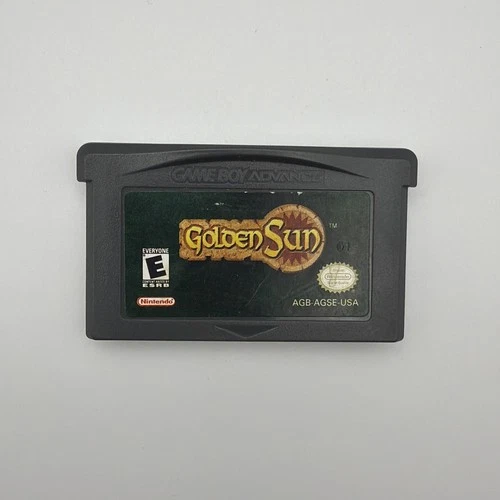 Golden Sun (Nintendo Game Boy Advance, 2001) - TESTED