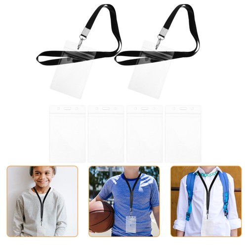 6pcs Boarding Pass Cover Luggage Label Holder Practical ID Holder Passport Name - Picture 9 of 12
