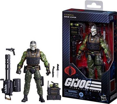 #ad Hasbro Collectibles G.I. Joe Classified Series #176 Grim Viper Action Fig $32.51