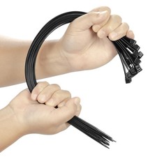 100PCS 18 inch Cable Zip Ties Heavy Duty 175lbs Tensile Strength Nylon Long W...