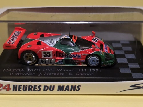 Spark Mazda 797B LM Le Mans 1991 V. Weidler sehr selten 1/87 - Imagen 3 de 8