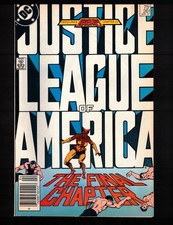 The End of The Justice League of America #261  Last Issue!  F/VF 1987