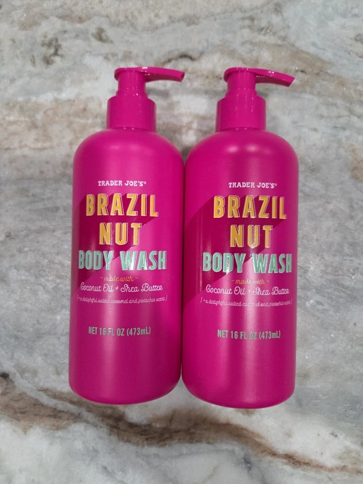 2 New Trader Joes Brazil Nut Body Wash Coconut Oil and Shea Butter Fast Shipping - Image 3 of 3