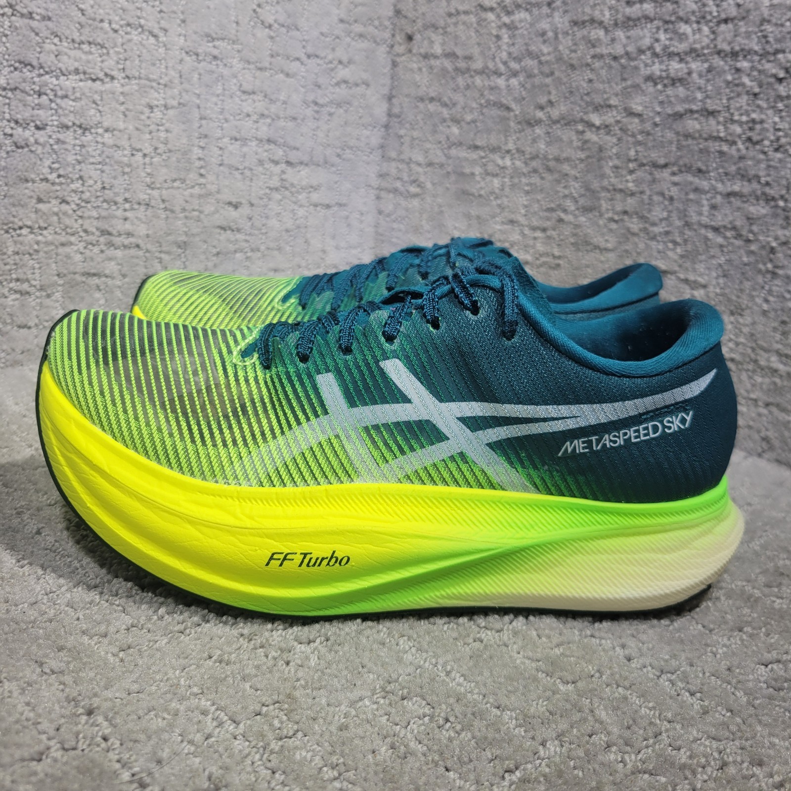 SAOLA Scarpe antinfortunistiche Asics Metaspeed Sky+ Plus uomo taglia 6 velluto pino giallo 1013A11