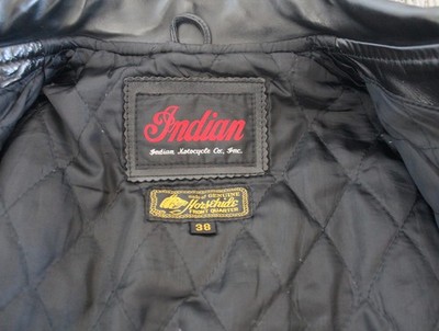 ☆【希少】Indian Motorcycle Co. シングルライダース 38☆ INDIAN MOTOCYCLE vintage JAPANESE SHINKI HORSEHIDE Single Riders