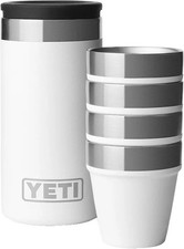 NEW YETI SHOT GLASSES & CASE - WHITE CAMO - 4...
