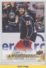 2022-23 Upper Deck Series 1 UD Canvas Oliver Bjorkstrand #C25 READ t4m