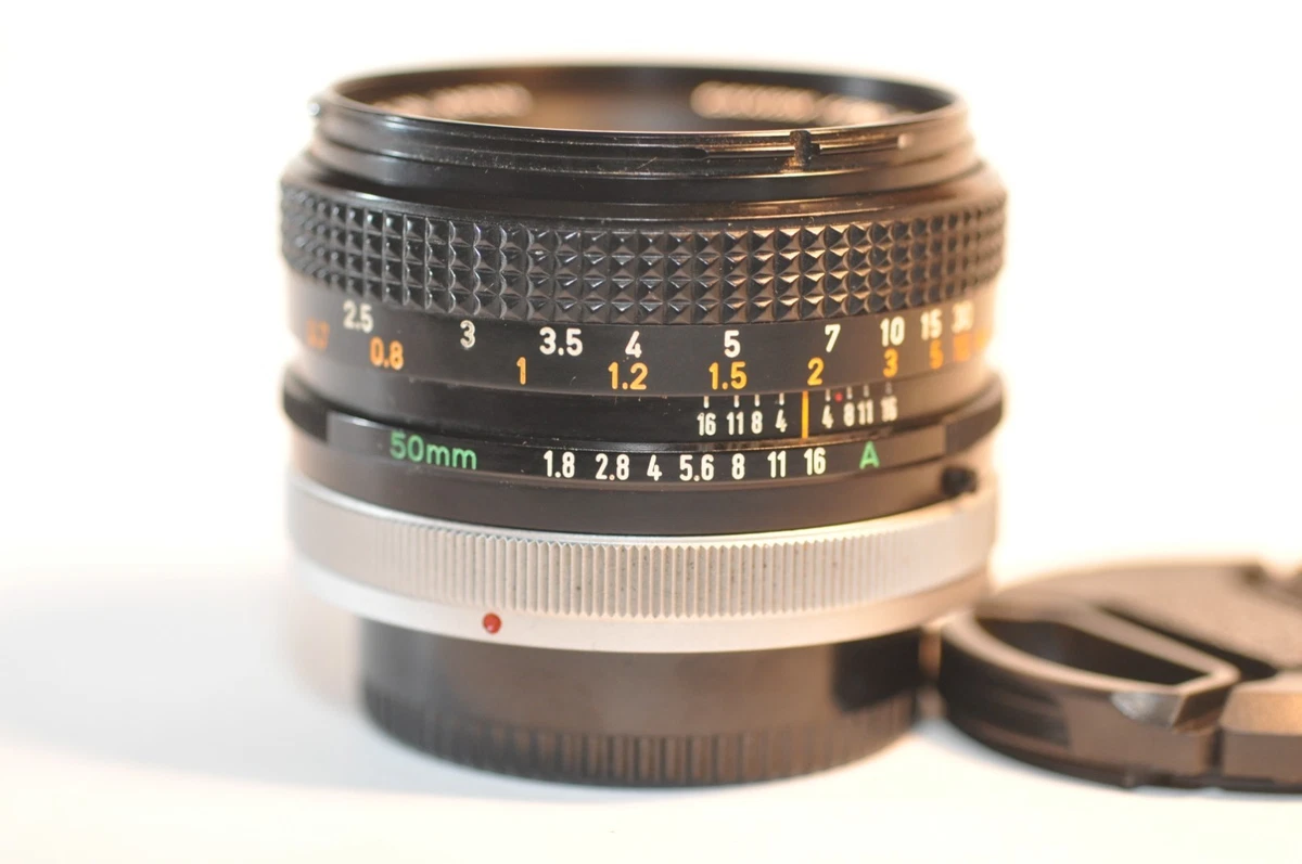 Preços baixos em Lentes de câmera Canon FD f/1.8 50mm Focal | eBay