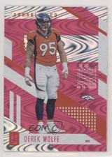 2017 Panini Unparalleled Pink Derek Wolfe #88 0c2