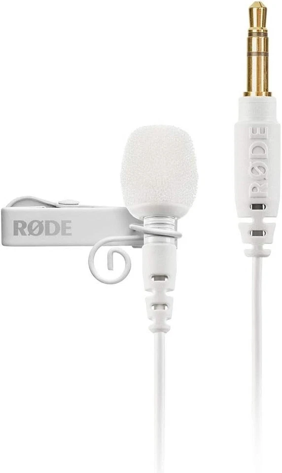 Lavalier Microphone for Video & Streaming - White - Image 2 of 4