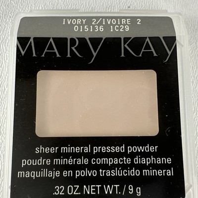 Mary Kay Sheer Mineral Pressed Powder Ivory 2 New 015136 Discontinued