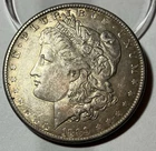 1889 Morgan Silver Dollar XF/AU Slider Nice Original Luster Better Eye Appeal