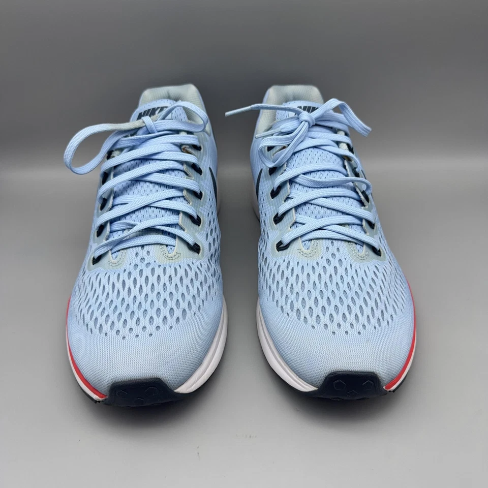 Nike Air Zoom Pegasus 34 Zapatos Tenis Para Hombre Talla 12 Azul Rojo Correr 880555-404 Foto 2 de 4