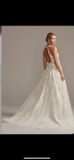 Wedding dress David  s Bridal. Galina Signature , Size 10.