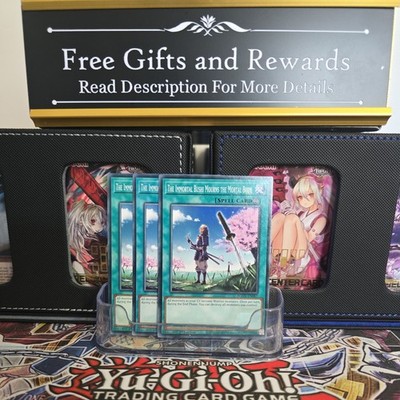 Playset 3x Der Unsterbliche Bushi trauert um den Sterblichen Körper AGOV-DE067 Yugioh Common