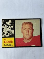 1962 TOPPS #151 BILLY KILMER ROOKIE SAN FRAN 49ER'S EXCELLENT COND &FREE CARDS