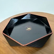 Echizen lacquerware, Senban coating, original lacquerware, diamond (hexagon)
