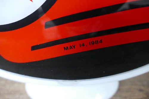 Vintage 1984 Texaco Sky Chief gas pump globe milk glass - Picture 3 of 5