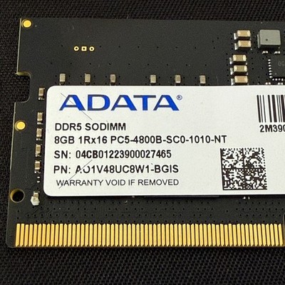 ADATA DDR5 4800MHz 16GB Kit 2x8GB SO DIMM Laptop RAM PC5 38400 | eBay