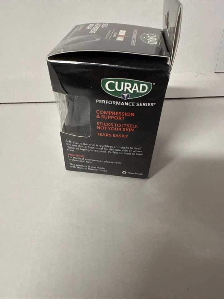New CURAD Performance Series Ironman Self-Adherent Wrap Black 3" x 5 yds - Image 4 of 4