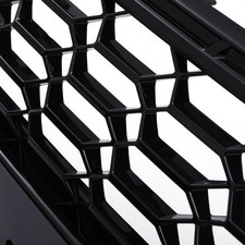 KÜHLERGRILL OHNE EMBLEM IM RS5-STIL GLÄNZEND SCHWARZ FÜR AUDI A5 B9.5 F5 2020-24