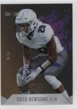 2021 Wild Card MATTE Rookie Heat Gold - Purple Flames /18 Greg Newsome II 0a3