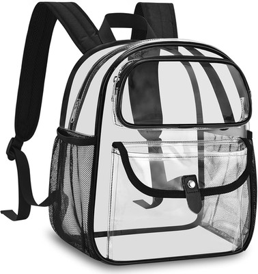 Sports Fan Small Clear Backpack for Stadium, Concert, Festival & More - Multi-Po