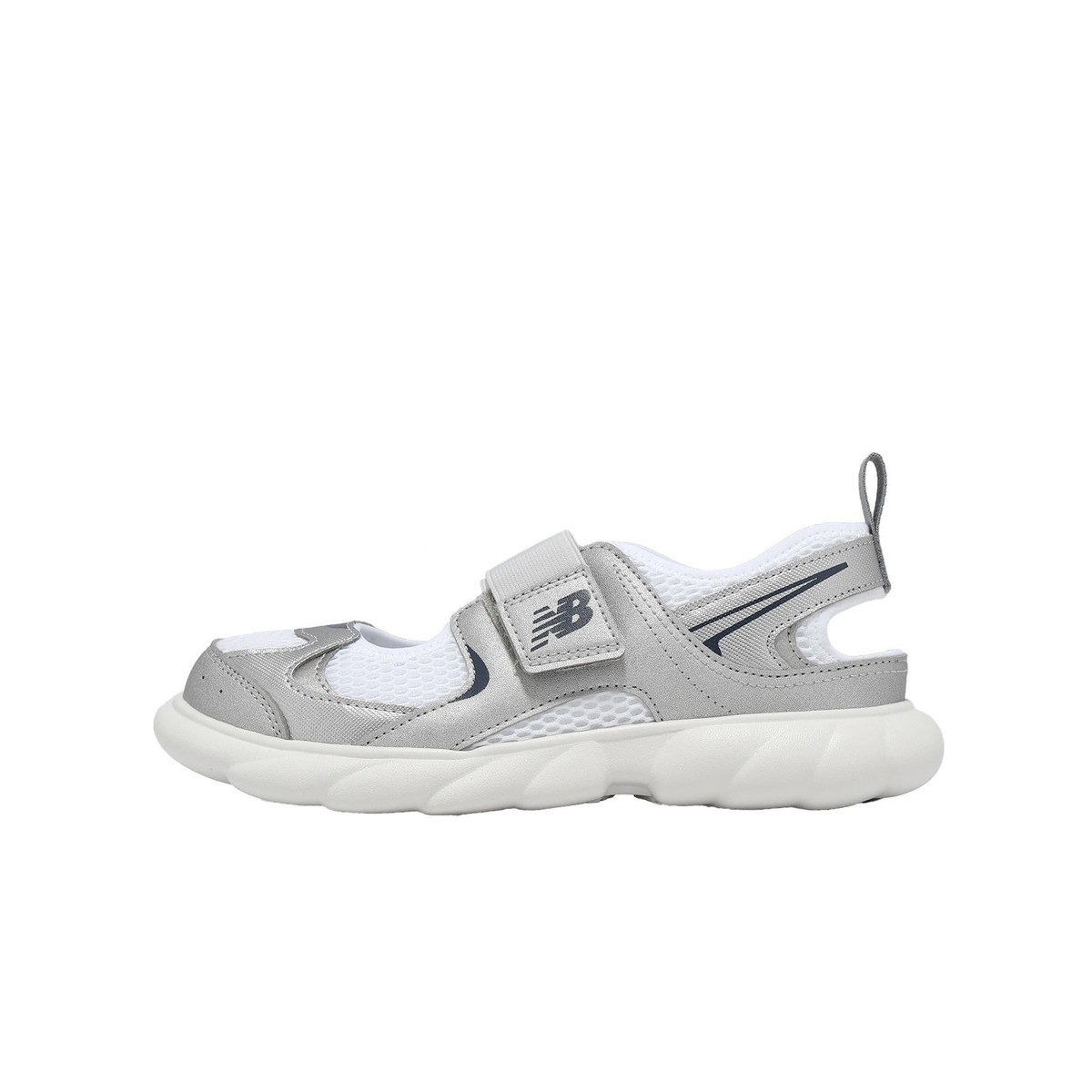 New Balance　230Hook and Loop　23cm New Balance 230 Hook And Loop NB Silver Navy Kids Preschool Sandal