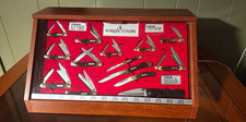Super rare Schrade Old Timer & Uncle Henry Pocketknife Lot w/ Display Case of 14