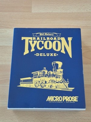   Sid Meier´s Railroad Tycoon Deluxe   PC-Spiel Diskette   BIG BOX   Vintage  