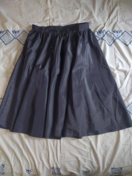 Women American Vintage Skirt Black Polyester 40 /