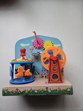 Vintage Cragstan Circus/ Amusement Park Wind Up Tin Toy JAPAN 1960s With Box