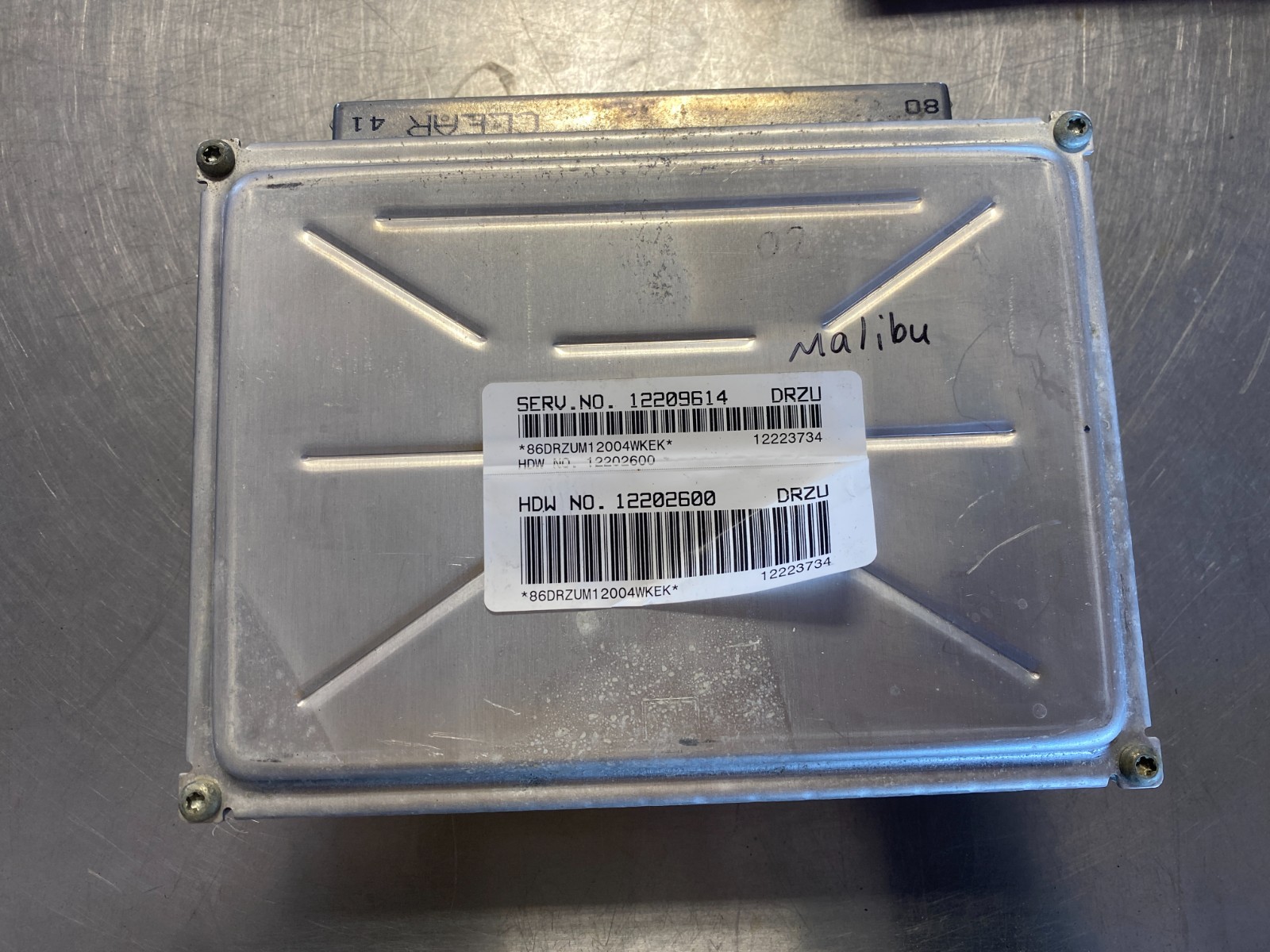 2002 Malibu Engine Control Module Computer ECU ECM PCM 12202600 12209614