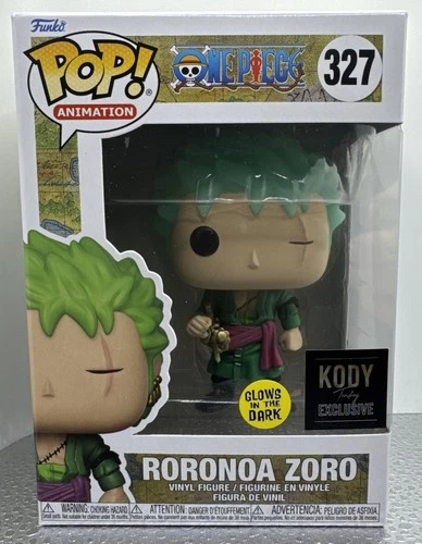 Funko Pop Roronoa Zoro #327 Glow Exclusive Pop! Animation Anime Manga One Piece