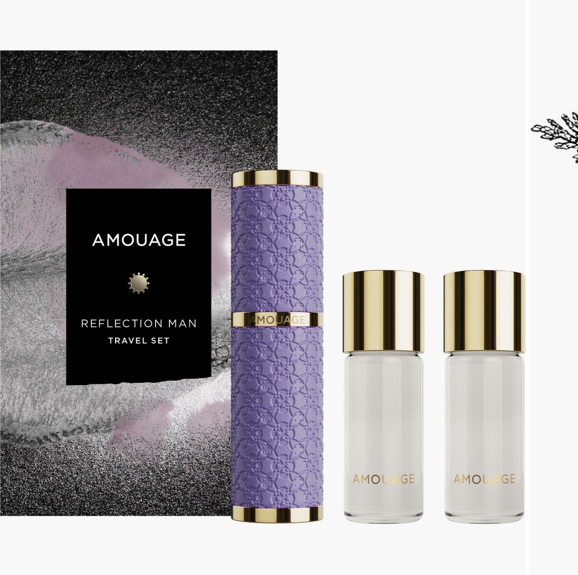 香水(男性用) AMOUAGE UK Harrods | Set Gift Fragrance Man Reflection Amouage Set Gift Reflection 香水(男性用)