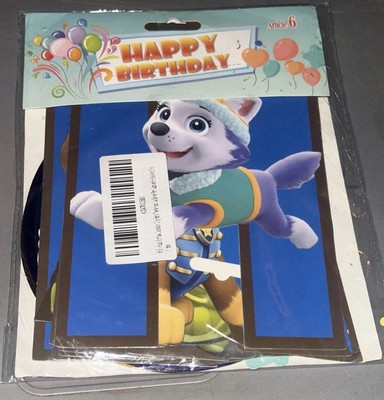 Paw Patrol Happy Birthday Hanging Banner