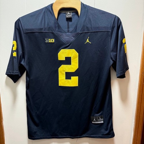 Michigan Wolverines Jordan Football Jersey Number 2 Blake Corum Mens Size Large