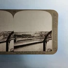 WW1 Military Stereoview C1916 Real Photo Egypt El Kantara Supply Base Quay
