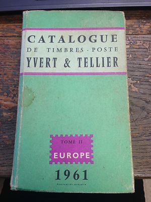 Katalog Der Briefmarken Yvert Und Tellier Band 1 Frankreich 1958